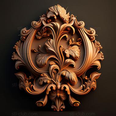 3D model st baroque (STL)